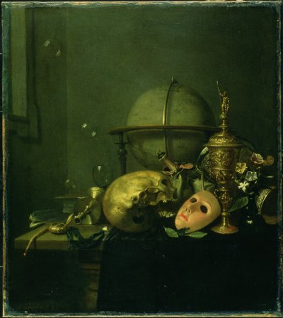 Nature morte avec un masque - Hendrick Andriessen